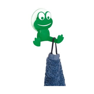Zelený nástěnný háček Wenko Frog