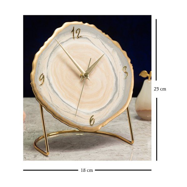 Stolní hodiny ø 18 cm Epoxy – Mioli Decor-image-2