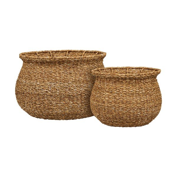 Květináče v sadě 2 ks z mořské trávy ø 46 cm Eden – House Nordic