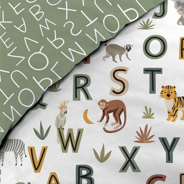 Bavlněné dětské povlečení na jednolůžko 140x200 cm Tigry – douceur d'intérieur-image-2