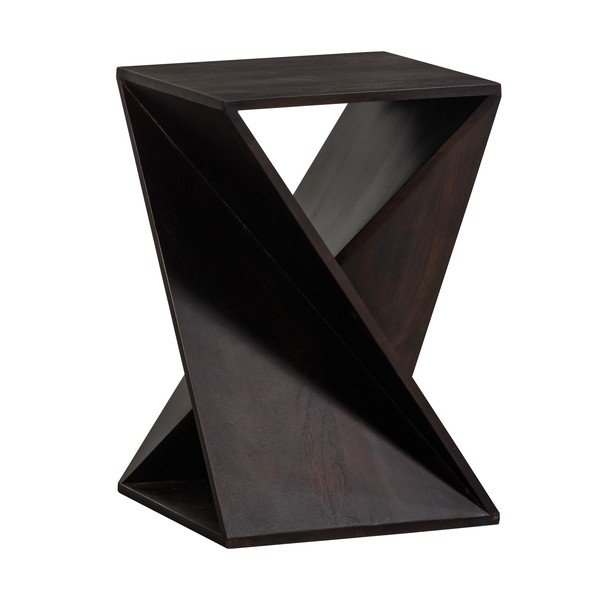 Odkládací stolek z masivu akácie 41x41 cm Ikem – WOOOD