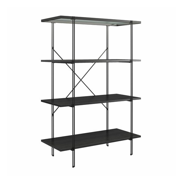 Černá knihovna v dekoru dubu 79x117 cm Wainwright - Queer Eye-image-4