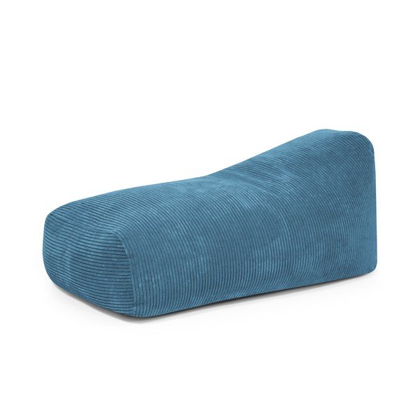 Modrý manšestrový sedací vak Snug 130 – SLOWDOWN
