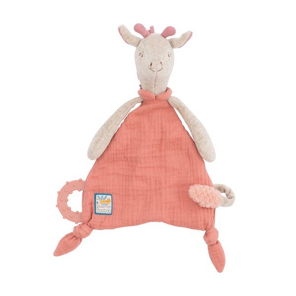 Růžový usínáček Giraffe – Moulin Roty