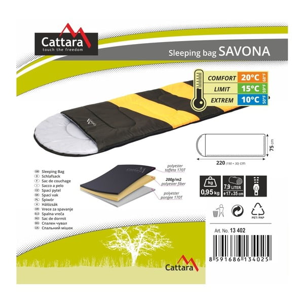 Dekový spací pytel Cattara Savona-image-2
