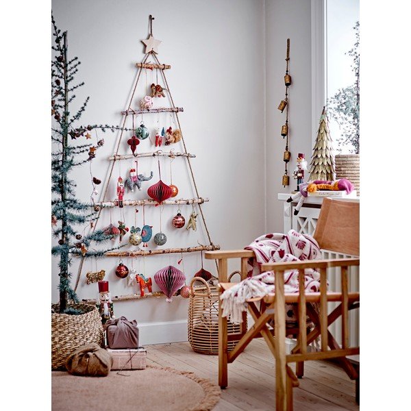 Skleněné vánoční ozdoby v sadě 2 ks Loba – Bloomingville-image-1