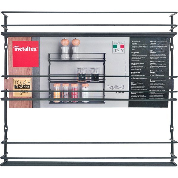 Nástěnný organizér na kořenky z nerezové oceli Pepito – Metaltex-image-2