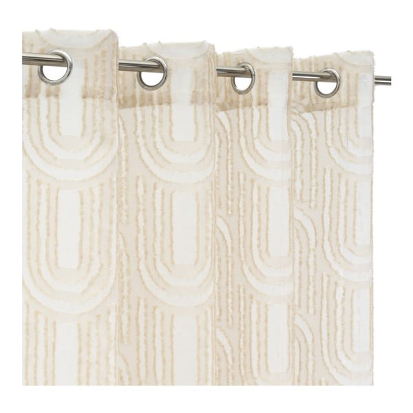 Béžová záclona 140x260 cm Relief Arch – Casa Selección-image-2