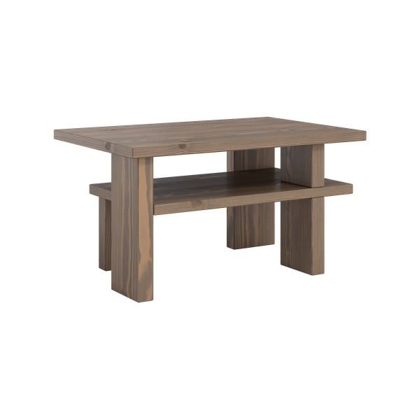 Hnědý konferenční stolek z borovicového dřeva 45x68 cm Japan – Karup Design