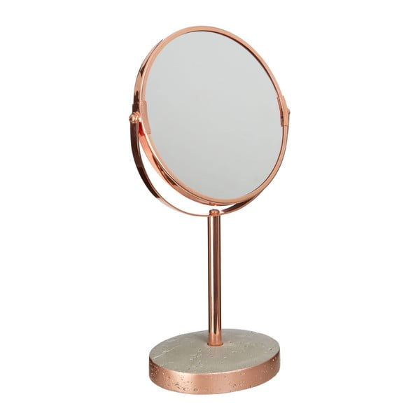 Stolní zrcadlo v měděné barvě Premier Housewares Madeira