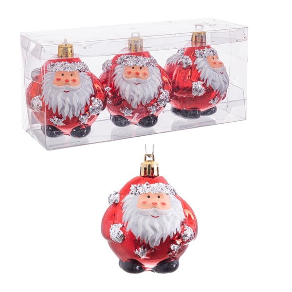 Vánoční ozdoby v sadě 3 ks Santa Claus – Casa Selección