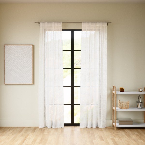 Bílé záclony v sadě 2 ks 132x213 cm Sheera – Umbra-image-3