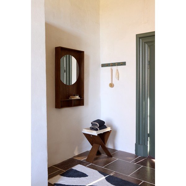 Tmavě šedý/béžový pratelný bavlněný koberec 70x150 cm Figura – Mette Ditmer Denmark-image-4