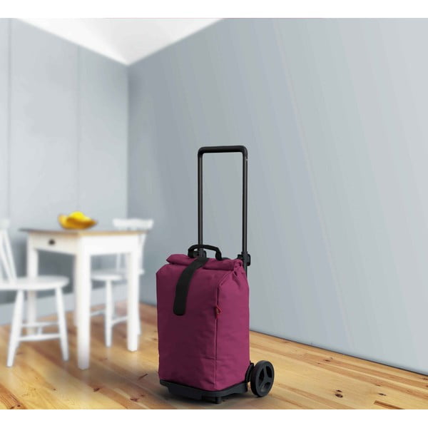 Fialový nákupní vozík Vileda Gimi, 50 l-image-1