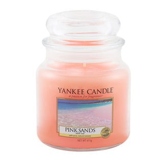 Vonná svíčka Yankee Candle Pink Sands, doba hoření 65 h
