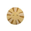 Béžový/jantarový vlněný dětský koberec ø110 cm Sun – Bloomingville Mini