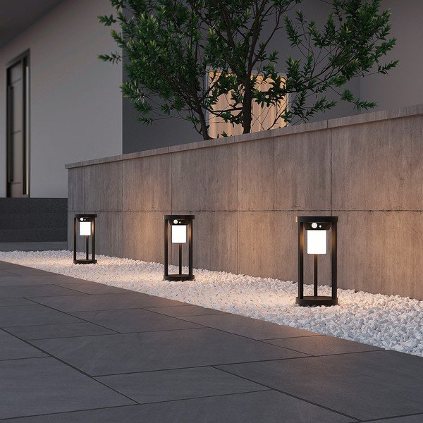 LED venkovní svítidlo se senzorem pohybu (výška 25 cm) Carmo – Trio-image-1