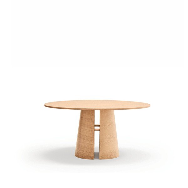 Kulatý jídelní stůl v dekoru jasanu ø 157 cm Cep – Teulat