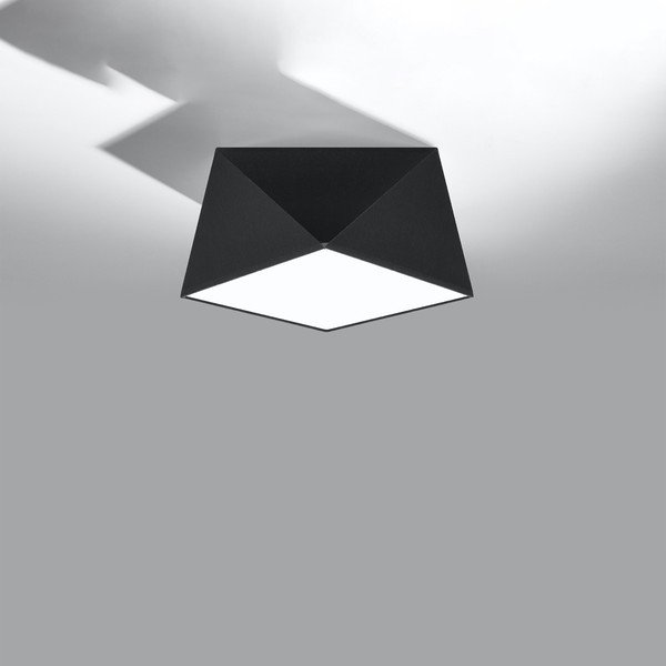Černé stropní svítidlo 25x25 cm Koma – Sollux-image-2