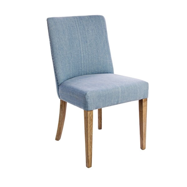 Židle Schienale, modrý potah