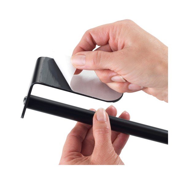 Černý nástěnný držák na kuchyňské útěrky Wenko Nio-image-3