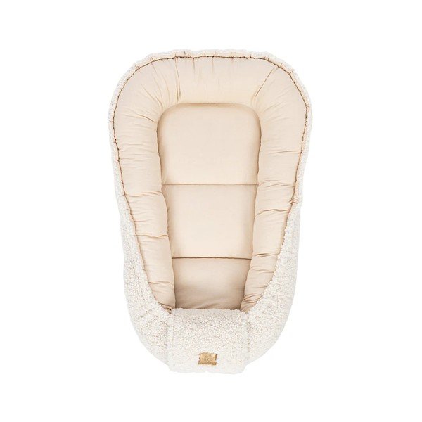 Béžové hnízdečko pro miminko 55x83 cm – Meowbaby-image-1