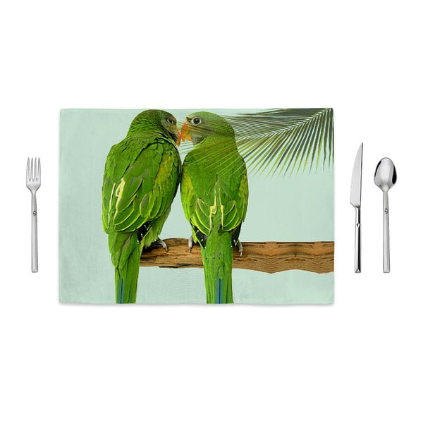 Prostírání Home de Bleu Parrots Love, 35 x 49 cm