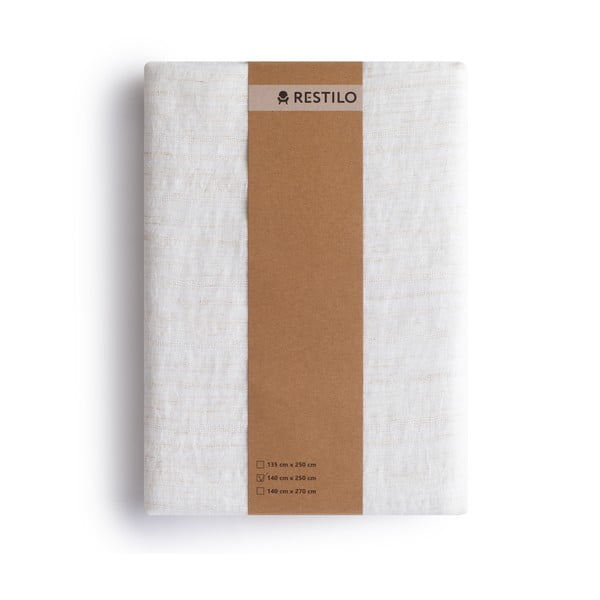 Krémový závěs 140x250 cm Drimar – Restilo-image-3