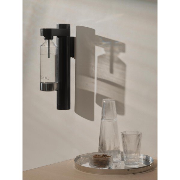 Černý výrobník sody z nerezové oceli Brus – Stelton-image-1
