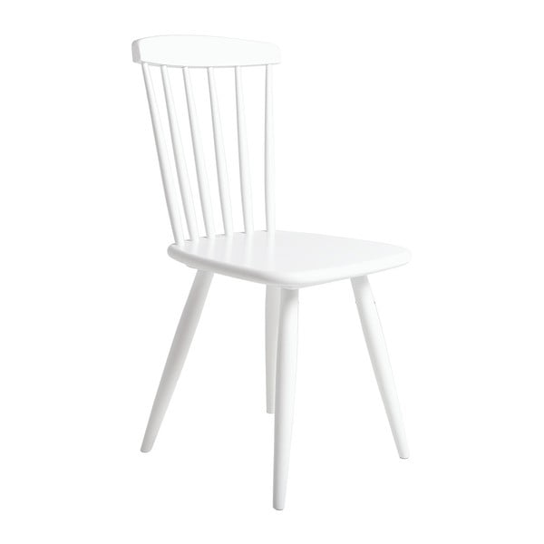 Bílá jídelní židle z borovicového dřeva SOB Irelia