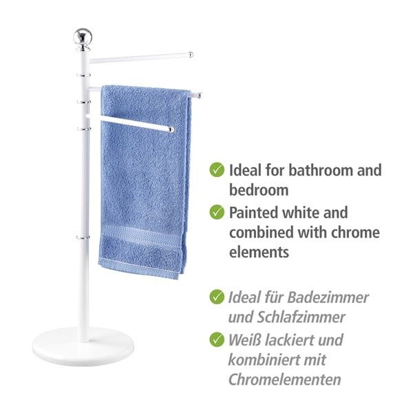 Bílý stojan na ručníky Wenko Exclusive-image-3