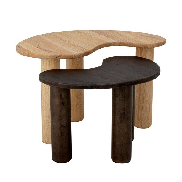 Konferenční stolek z kaučukového dřeva v přírodní barvě 44x65 cm Luppa – Bloomingville-image-4