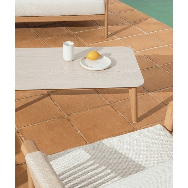 Béžový hliníkový zahradní lounge set pro 4 osoby Sirte – Kave Home-image-2