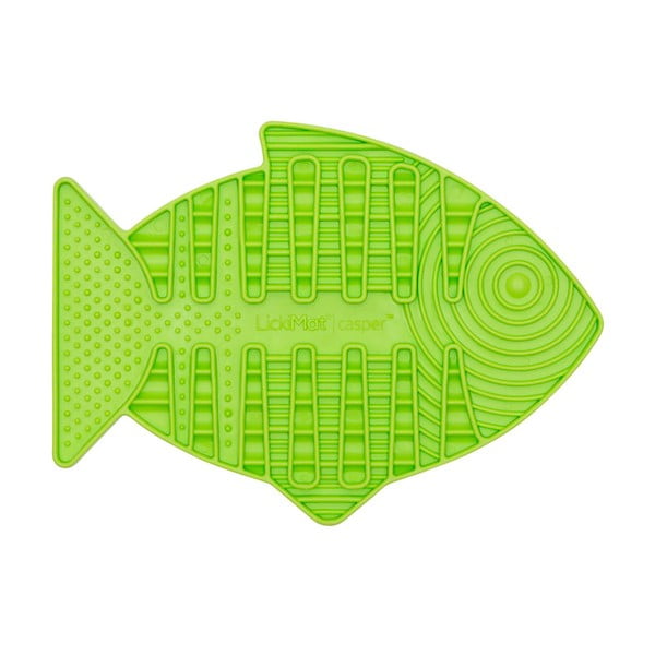 Lízací podložka pro kočky Casper Green – LickiMat-image-1