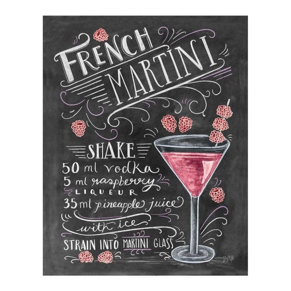 Plakát Lily & Val French Martini