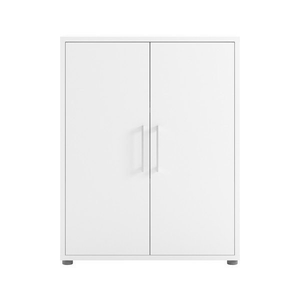 Bílá modulární knihovna 89x113 cm Prima – Tvilum-image-2