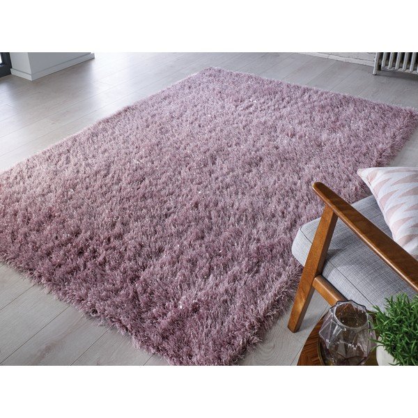 Fialový koberec Flair Rugs Dazzle Mauve, 120 x 170 cm-image-1