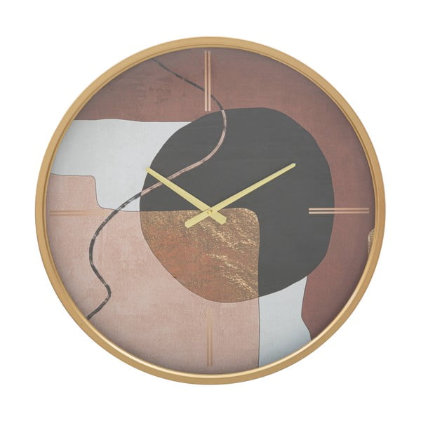 Červené nástěnné hodiny Mauro Ferretti Art, ø 60 cm