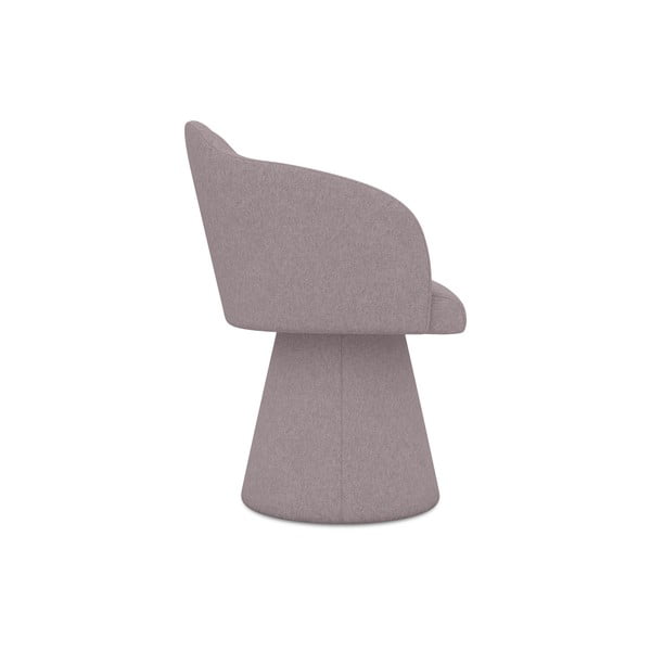 Čalouněné jídelní křeslo v levandulové barvě Kanoa – Makamii-image-2