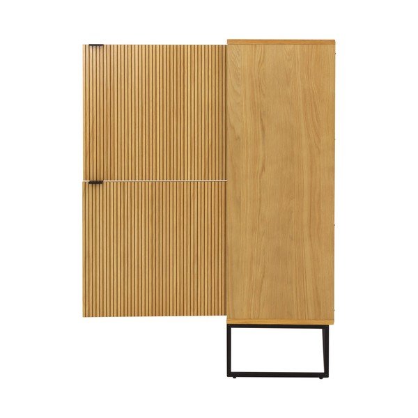 Skříňka v dekoru dubu v přírodní barvě 118x127 cm Bali – Tenzo-image-4
