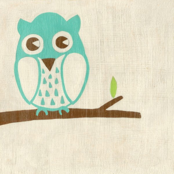 Obraz Owl, Best Friend, 30x30 cm
