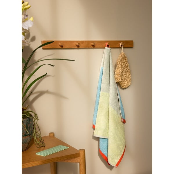 Nástěnný věšák v dekoru dubu v přírodní barvě 60 cm Cosplay – Hübsch-image-4