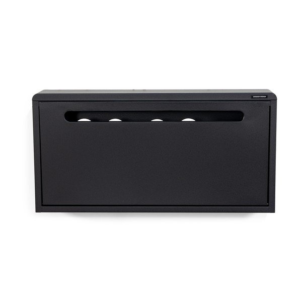 Černý kovový výklopný/závěsný botník 75x38x13 cm Mario – Spinder Design-image-4