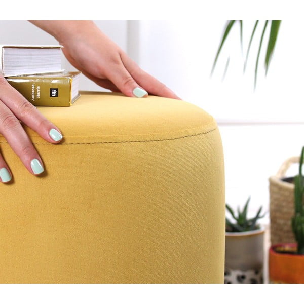 Žlutý taburet Ropp – Artie-image-3