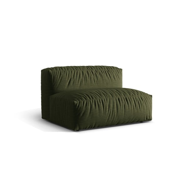 Zelený modul pohovky (středový díl) Martina – Micadoni Home-image-1