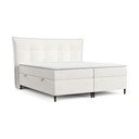 Krémová boxspring postel s úložným prostorem 180x200 cm Sinai – Maison de Rêve