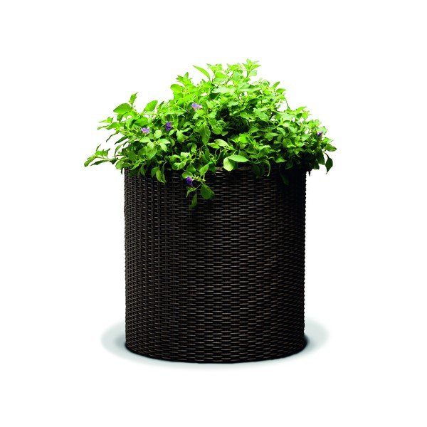 Hnědý květináč Keter Planter, ø 35 cm-image-1