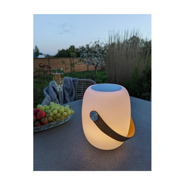 LED přenosné venkovní svítidlo s časovačem a reproduktorem na USB ø 18 cm Cardiff – House Nordic-image-2