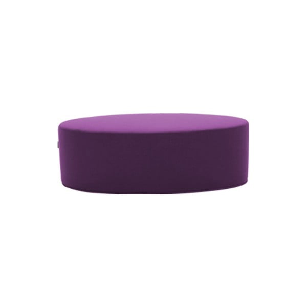 Tmavý fialový puf Softline Bon-Bon Vision Purple, délka 60 cm