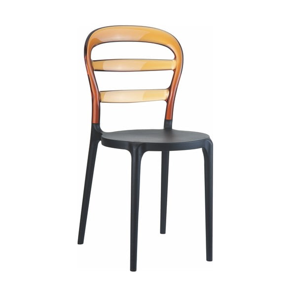 Židle MIss Bibi Black/Amber